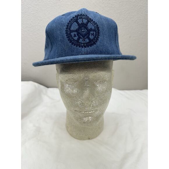 Local Union 1937 Baseball Hat Denim Logo Mechanics and Aerospace UnionWorker VTG - Picture 1 of 8